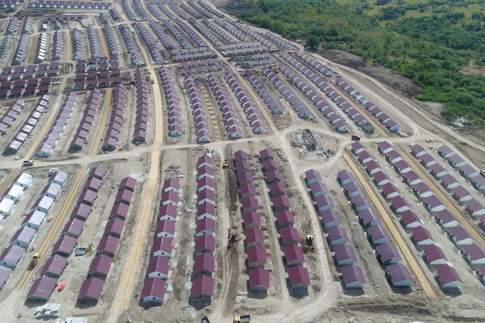 PEKERJAAN PEMBANGUNAN INFRASTRUKTUR PERMUKIMAN MENDUKUNG RUMAH KHUSUS BAGI WARGA EKS TIMOR TIMUR